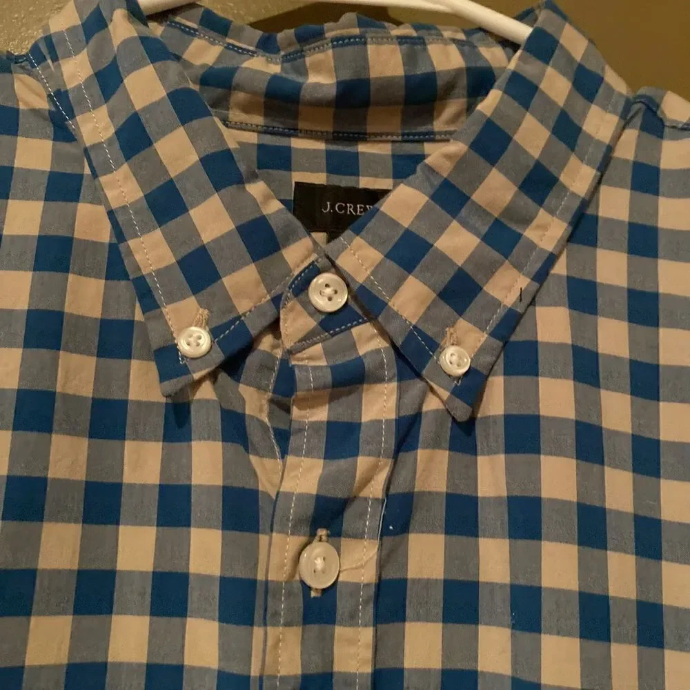 J Crew Plaid X Large Tall Shirt